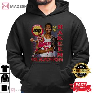 Hakeem Olajuwon Basketball Classic 90s Graphic T Shirt (3)