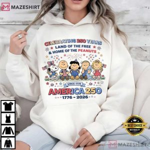 Peanuts America 250 4th Of July Land Of The Free Celebration T Shirt (2)