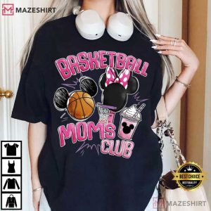 Disney Mickey And Minnie Basketball Mom Doodle T Shirt (4)