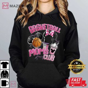 Disney Mickey And Minnie Basketball Mom Doodle T Shirt (2)