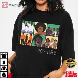 Music 90s Lauryn Hill Maxwell Boyz II Men Xscape Jodeci T Shirt (2)