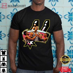 San Antonio Spurs Basketball Playoff T Shirt (1)