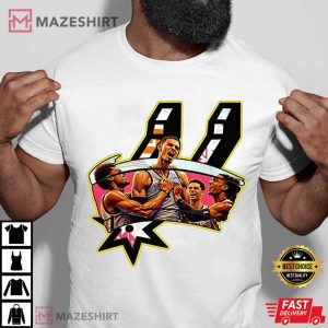 San Antonio Spurs Basketball Playoff T Shirt (2)