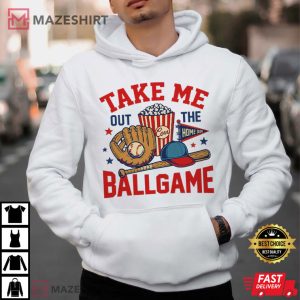 Take Me Out To The Ballgame Baseball Game Day T Shirt (4)