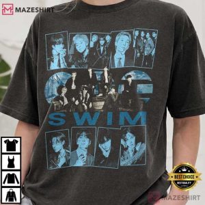 BTS Swim Army Vintage Bangtan Fan Merch T Shirt (4)
