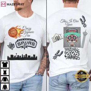 San Antonio Spurs Basketball Team 2026 Fan T Shirt (4)