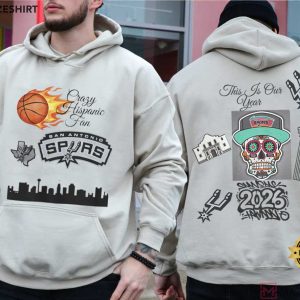 San Antonio Spurs Basketball Team 2026 Fan T Shirt (1)