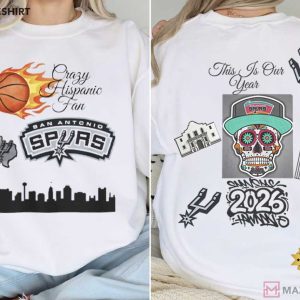 San Antonio Spurs Basketball Team 2026 Fan T Shirt (2)