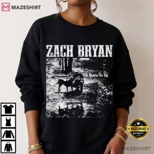 With Heaven On Top Zach Bryan Vintage Fan T Shirt (4)