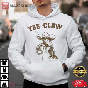 Yee Claw Crawfish Cowboy Western T Shirt (4)