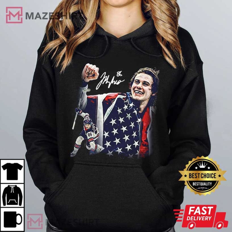 Jack Hughes Golden Goal Team USA Winter Olympics T-Shirt Jack Hughes Golden Goal Team USA Winter Olympics T-Shirt