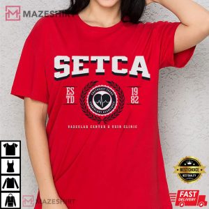 SETCA Southeast Texas Cardiovascular Associates Established 1982 T Shirt (3)