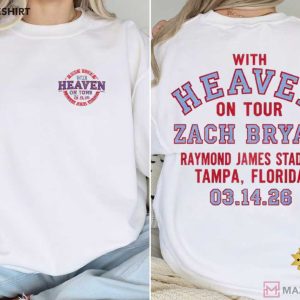 Zach Bryan With Heaven On Tour Mar 14 2026 Tampa FL T Shirt (4)