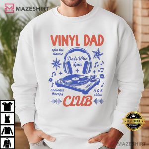 Vinyl Dad Records Club Father's Day T Shirt (4)