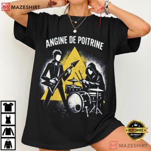 Angine De Poitrine French Rock Band Music Lover T Shirt (3)