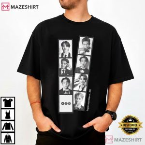 BTS World Tour Arirang Photobooth Vintage Style Aesthetic T Shirt (1)