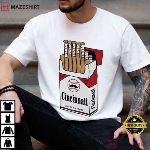 Cincinnati Baseball Bat Pack Parody Humor T Shirt (2)