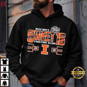 College Basketball Sweet Sixteen 2026 Orange Blue State Team Fan T Shirt (4)