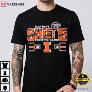 College Basketball Sweet Sixteen 2026 Orange Blue State Team Fan T Shirt (2)