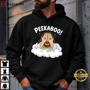 Peekaboo Jesus Funny Christian T Shirt (4)