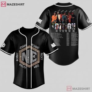 The New Edition Way Tour 2026 Concert Merch Personalized Baseball Jersey