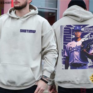 Shohei Ohtani Dodgers Baseball Fan Portrait T Shirt (3)