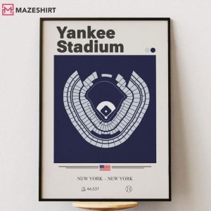 Yankee Stadium MLB Baseball Sport Poster