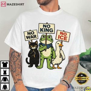 Anti Trump No King No War No ICE Political T-Shirt