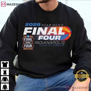 Final Four 2026 Men's Basketball Indianapolis T Shirt (2)