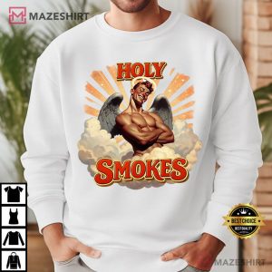Holy Smokes Vintage Angel Muscle Man T Shirt (1)