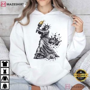 Anti Trump No Kings Statue Of Liberty Democracy T Shirt (4)