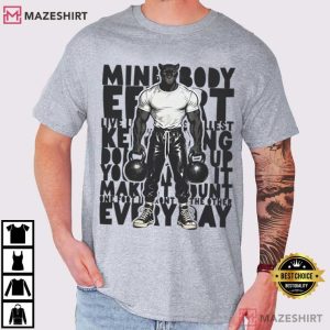 Panther Power Male Character Fitness Motivational Workout T Shirt (4)