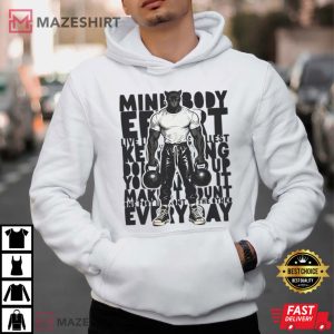 Panther Power Male Character Fitness Motivational Workout T Shirt (1)