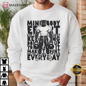 Panther Power Male Character Fitness Motivational Workout T Shirt (2)