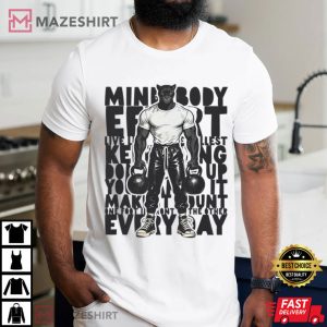 Panther Power Male Character Fitness Motivational Workout T Shirt (3)