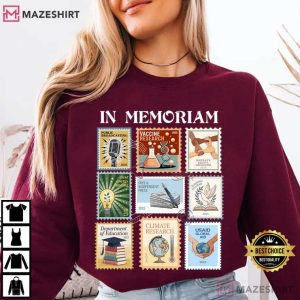 In Memoriam Stamp Top Pro Democracy Political T Shirt (1)