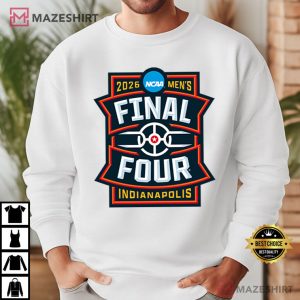 NCAA Basketball 2026 Final Four Indianapolis T Shirt (1)