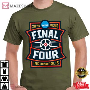 NCAA Basketball 2026 Final Four Indianapolis T Shirt (3)