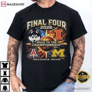 NCAA 2026 Final Four Showtime Indianapolis Basketball T-Shirt