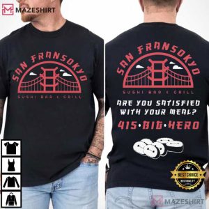 Disney San Fransokyo Sushi Theme Park Foodie T Shirt (1)