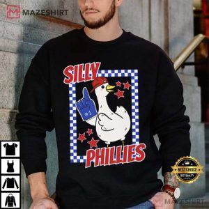 Silly Goose Phillies Philadelphia Phillies Baseball Fan T Shirt (4)