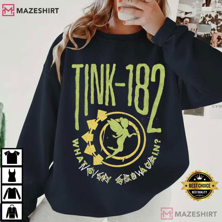 Tinker Bell Blink-182 Theme Park Music T-Shirt Tinker Bell Blink-182 Theme Park Music T-Shirt