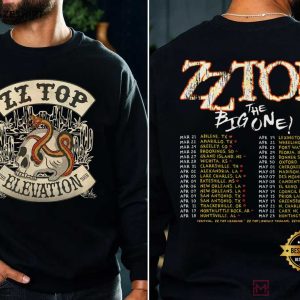 ZZ Top The Big One Tour 2026 Rap Music T Shirt (4)