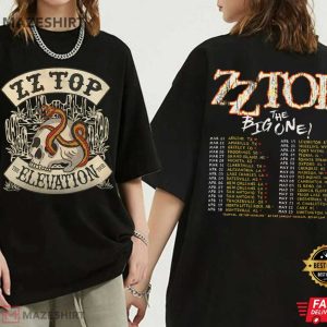 ZZ Top The Big One Tour 2026 Rap Music T Shirt (1)