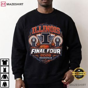 Illinois Final Four 2026 Indianapolis March Madness Basketball T Shirt (1)