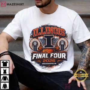 Illinois Final Four 2026 Indianapolis March Madness Basketball T Shirt (3)