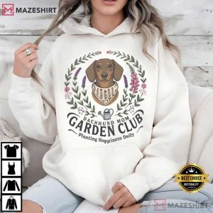 Dachshund Mom Garden Club Mothers Day T Shirt (3)