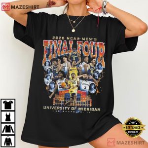 Basketball Game Day 2026 NCAA Men's Final Four Indianapolis T Shirt (1)