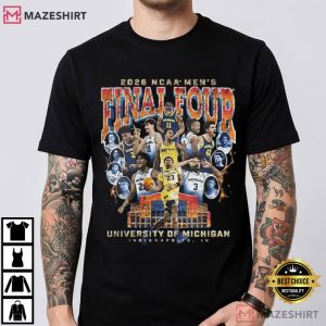 Basketball Game Day 2026 NCAA Men's Final Four Indianapolis T Shirt (2)