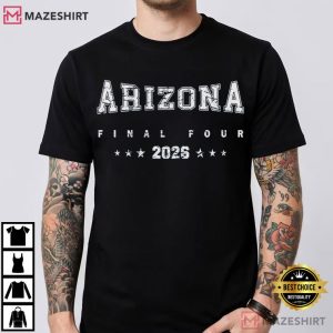 Arizona Basketball Vintage Red Desert Hoops Game Day T Shirt (2)